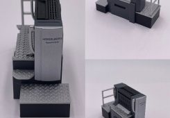 海德堡印刷机模型1:500 标准四色-黑